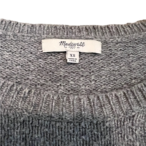 Madewell Gray Drop Shoulder Sweater Size XS - Picture 7 of 9